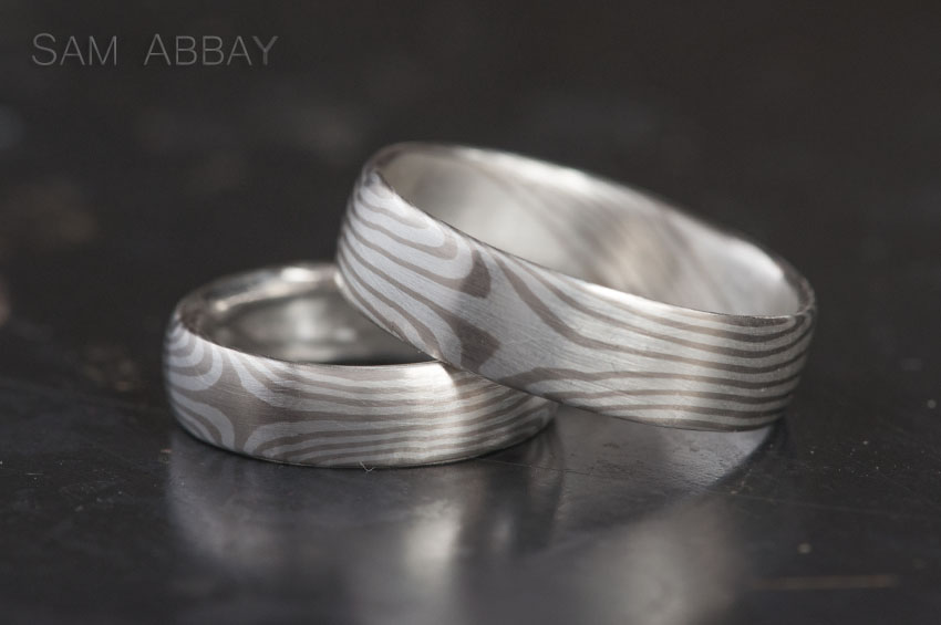 silver and platinum wedding rings