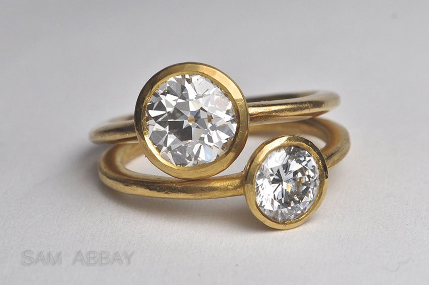 Sam Abbay's Engagement Ring Antique Diamond